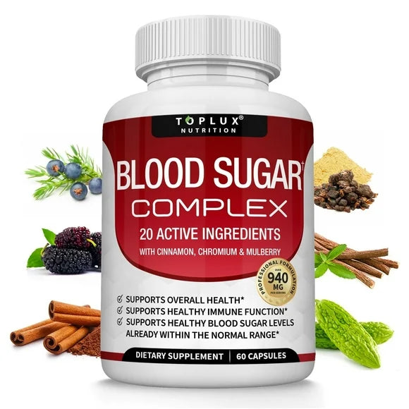 Red Blood Sugar Complex (60 Cápsulas) - Promoción x3