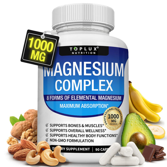 MAGNESIO COMPLEX — Pack x3 | 90 Cápsulas Premium