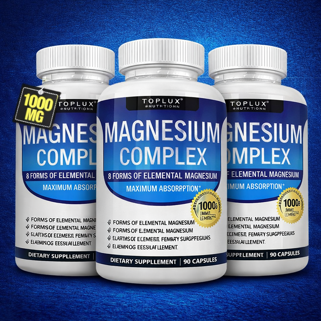 MAGNESIO COMPLEX — Pack x3 | 90 Cápsulas Premium